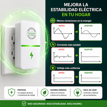 VoltajePlus™ Caja de Energía Enchufable