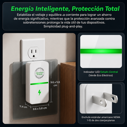 VoltajePlus™ Caja de Energía Enchufable